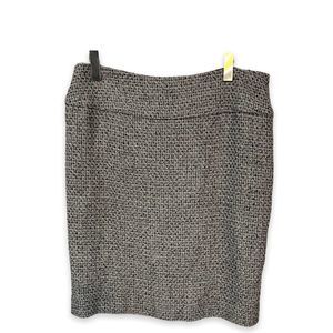 Jones New York tweed type material liner side zipper size 12P